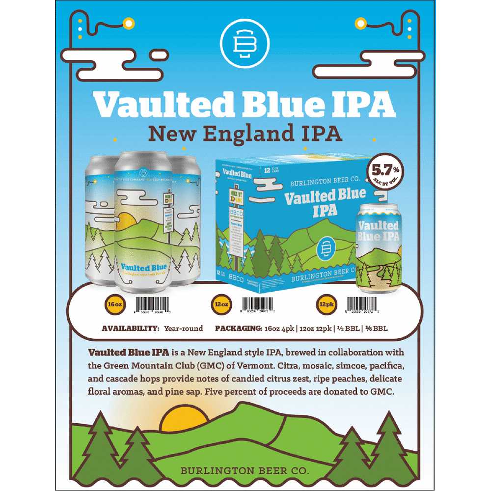 Burlington Vaulted Blue