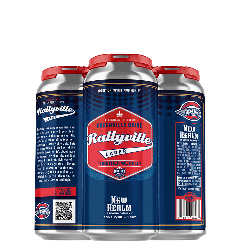 New Realm Greenville Drive Rallyville Lager