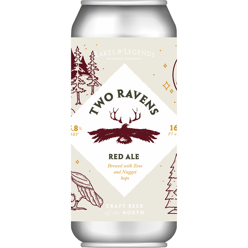 Lakes & Legends Two Ravens Red Ale