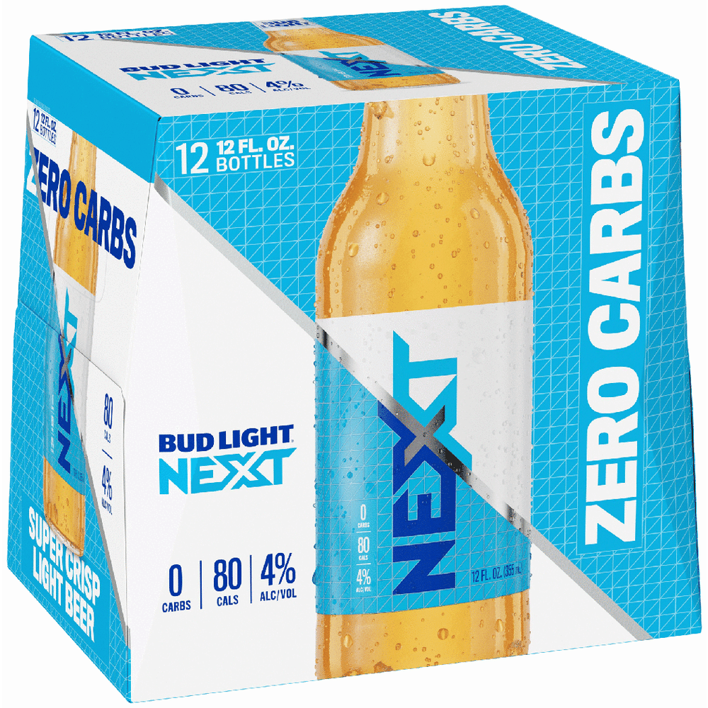 Bud Light NEXT Zero Carbs American Lager Beer