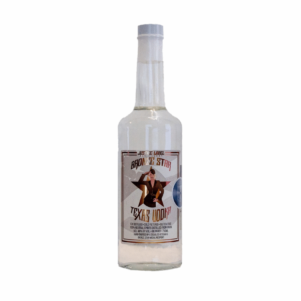 Justice Label Bronze Star TX Vodka | Total Wine & More
