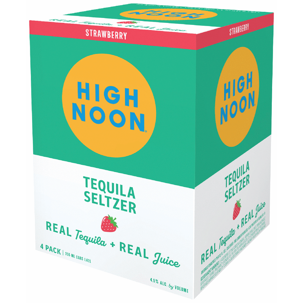 High Noon Hard Seltzer Tequila Strawberry