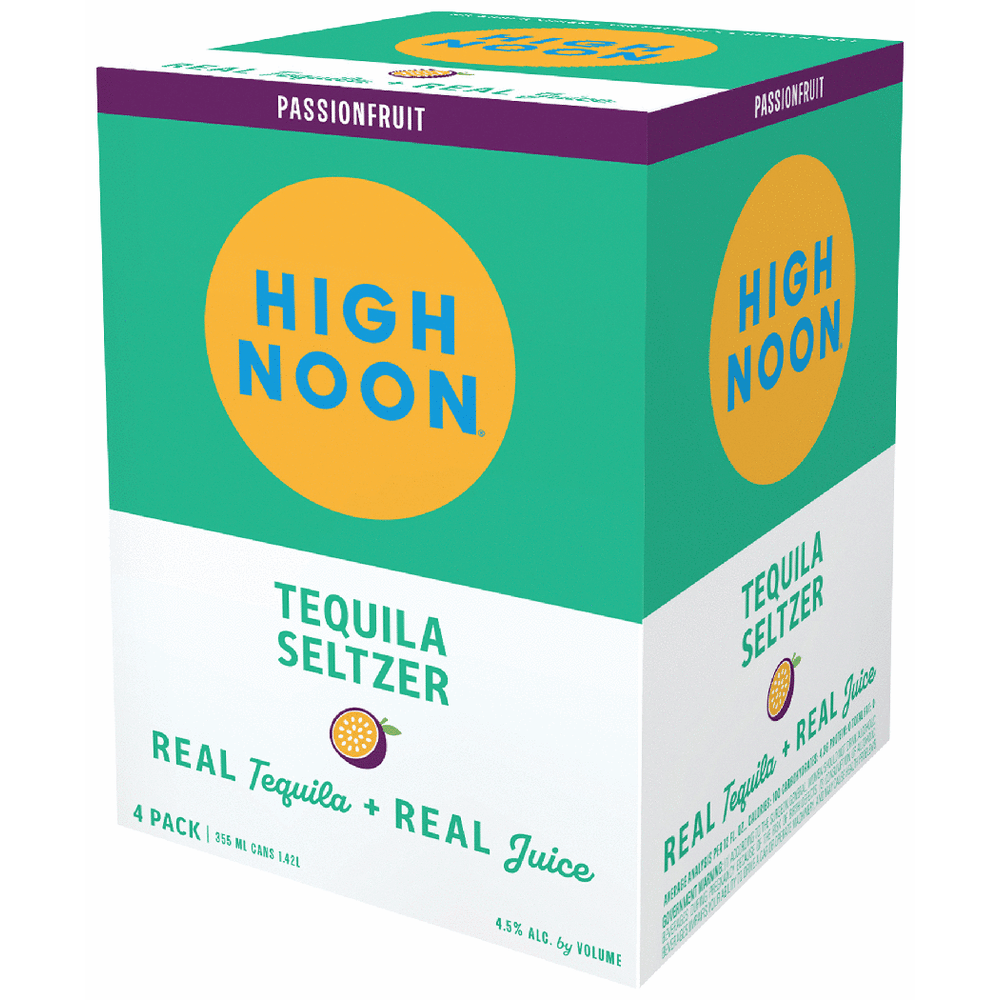 High Noon Hard Seltzer Tequila Passionfruit