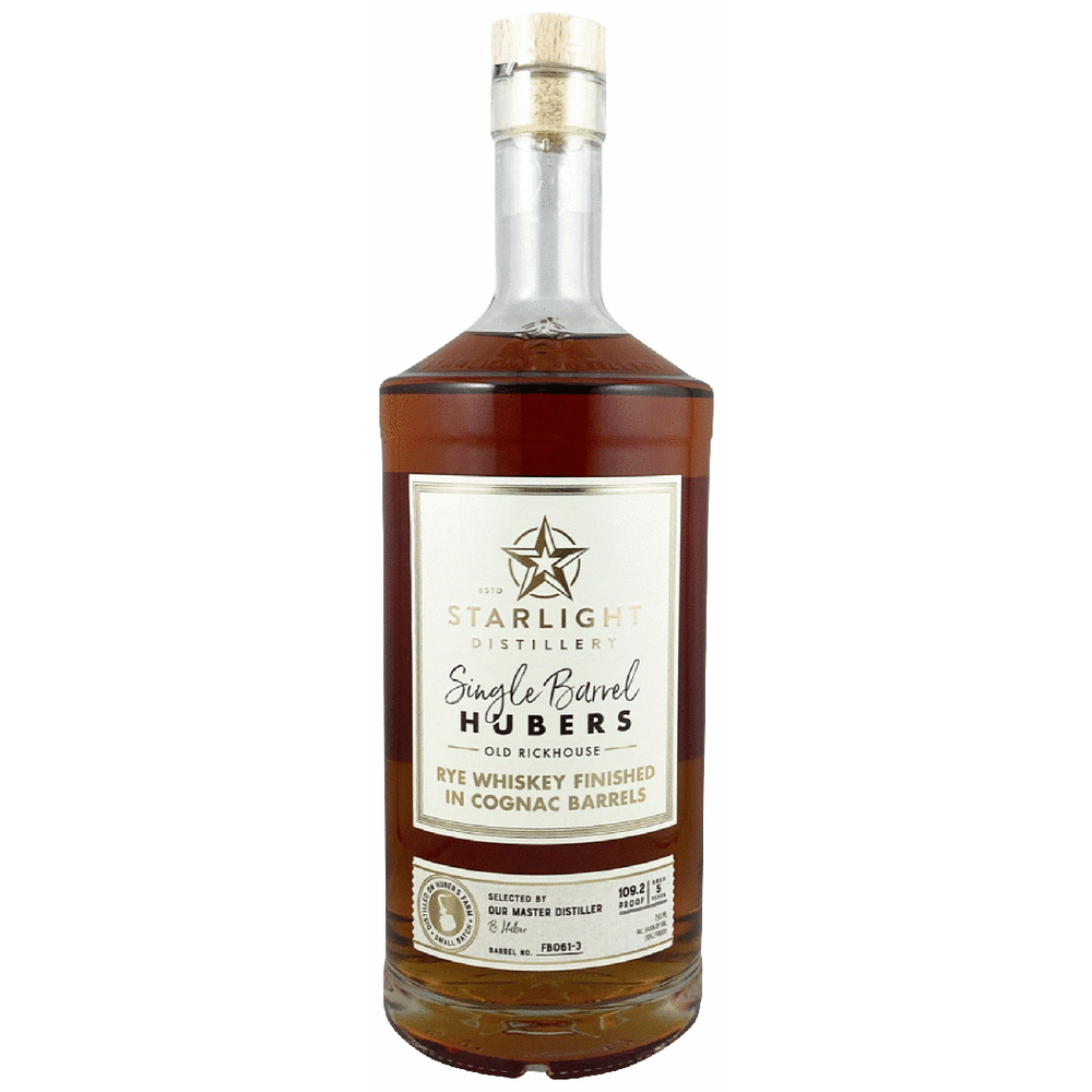 Huber Starlight Cognac Finished Rye Barrel Select