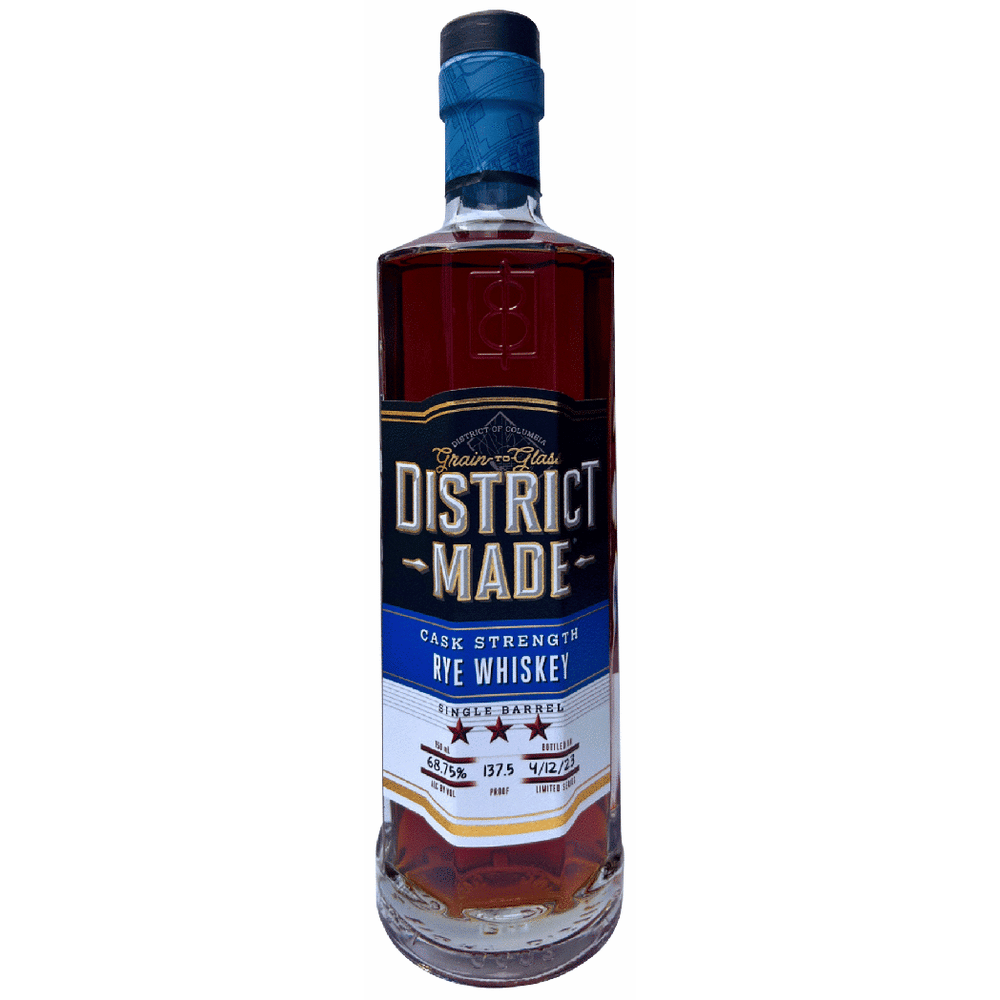 District Made Single Barrel Rye Whiskey