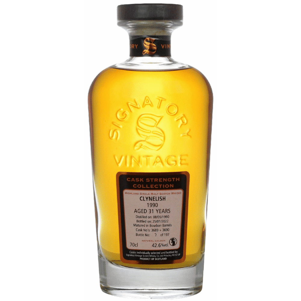 Signatory Clynelish 31Yr Scotch Bourbon Barrel Finish