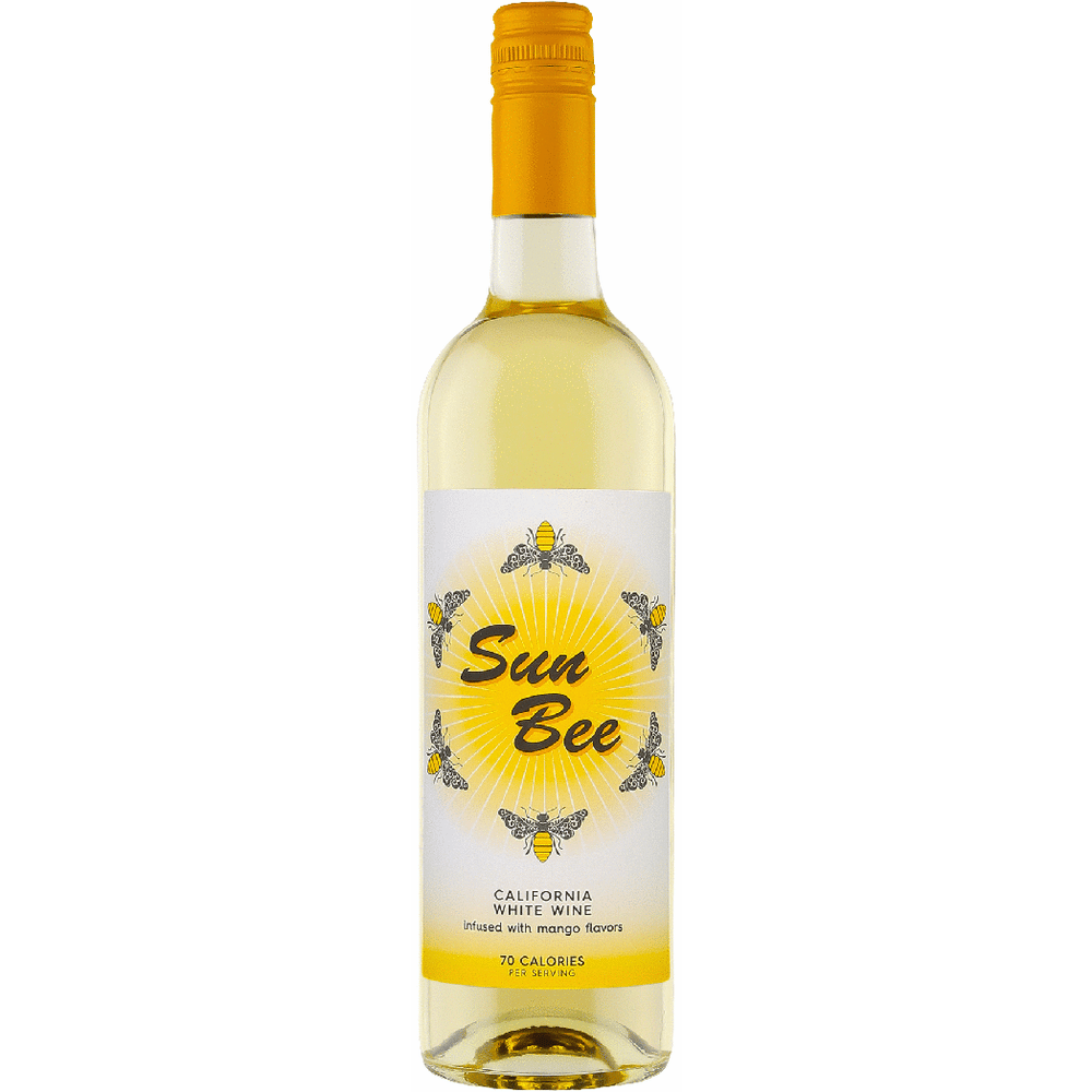 Sun Bee White Wine Infused with Mango Flavors
