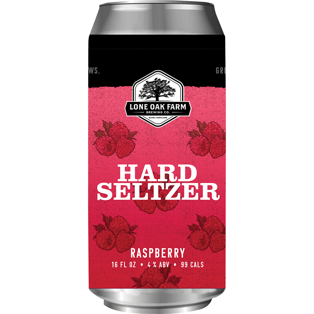 Lone Oak Farm Raspberry Hard Seltzer