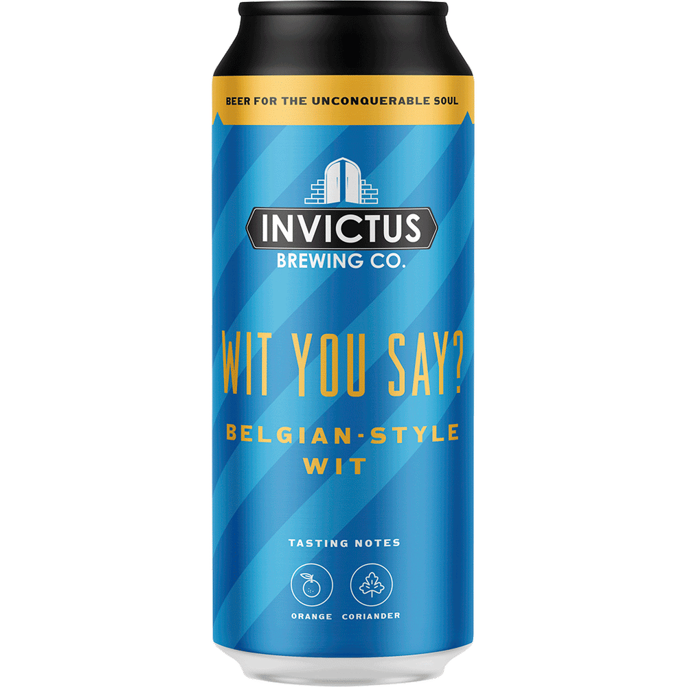 Invictus Wit You Say? Belgian Style Witbier