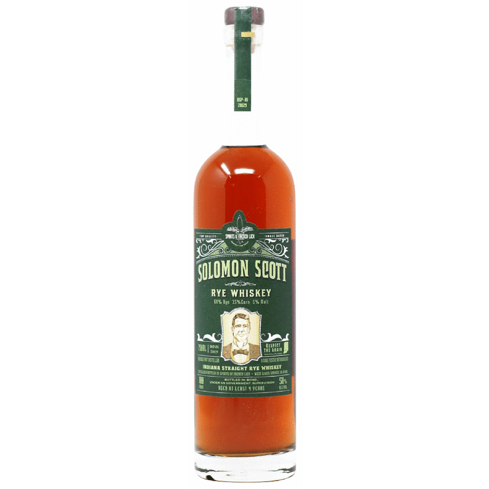 Spirits of French Lick Rye Solomon Scott Bourbon