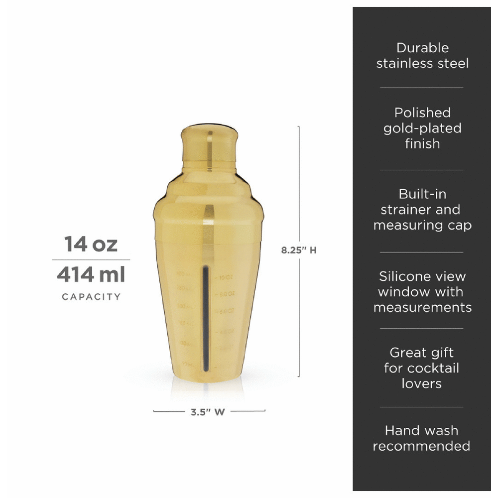 Viski - Gold Measured Shaker