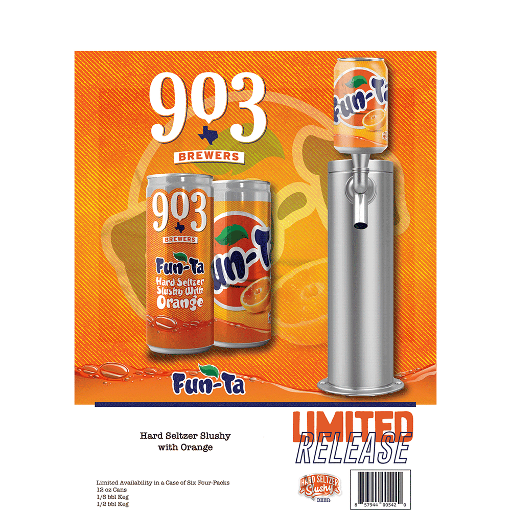 903 Brewers Fun-Ta Hard Seltzer Slushy with Orange