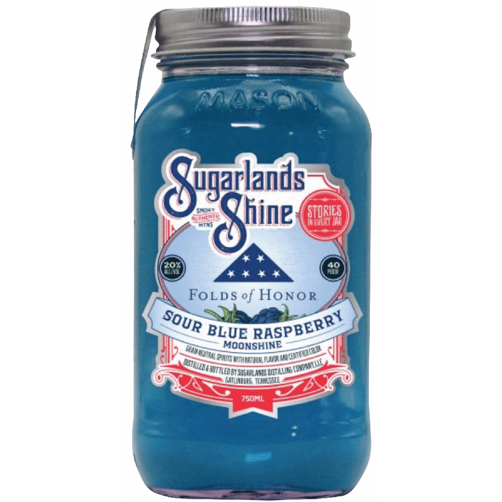 Sugarlands Folds of Honor Sour Blue Raspberry Moonshine