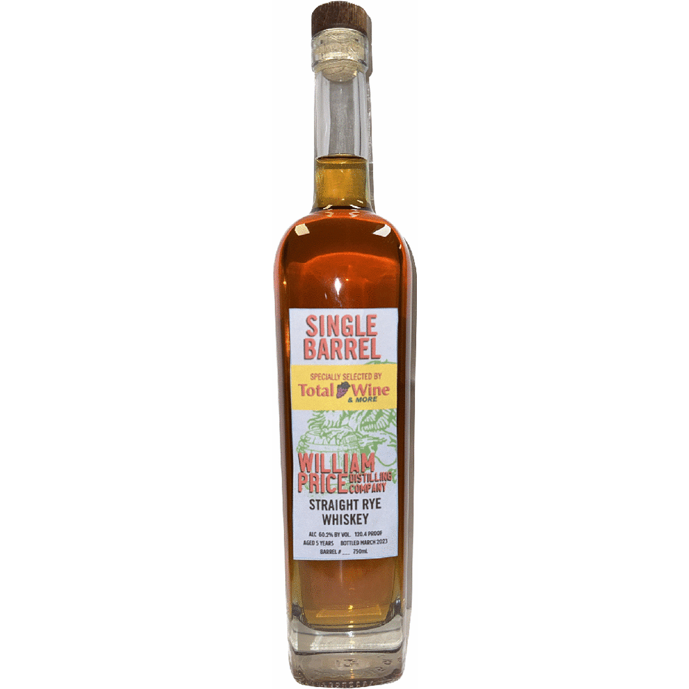 William Price Straight Rye Single Barrel Barrel Select