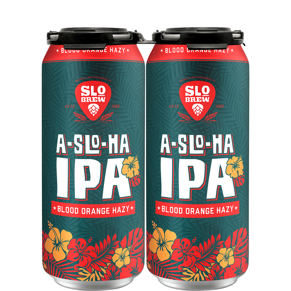 SLO brew A-SLO-HA Blood Orange Hazy IPA