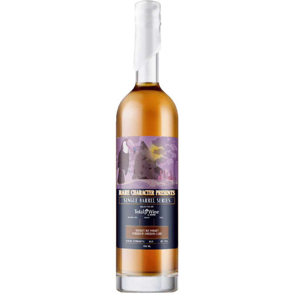 Rare Character Single Barrel Series Amburana finished Rye