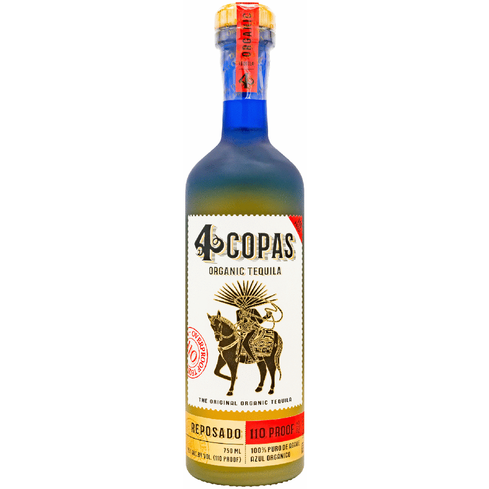 4 Copas Reposado 110 Proof Tequila