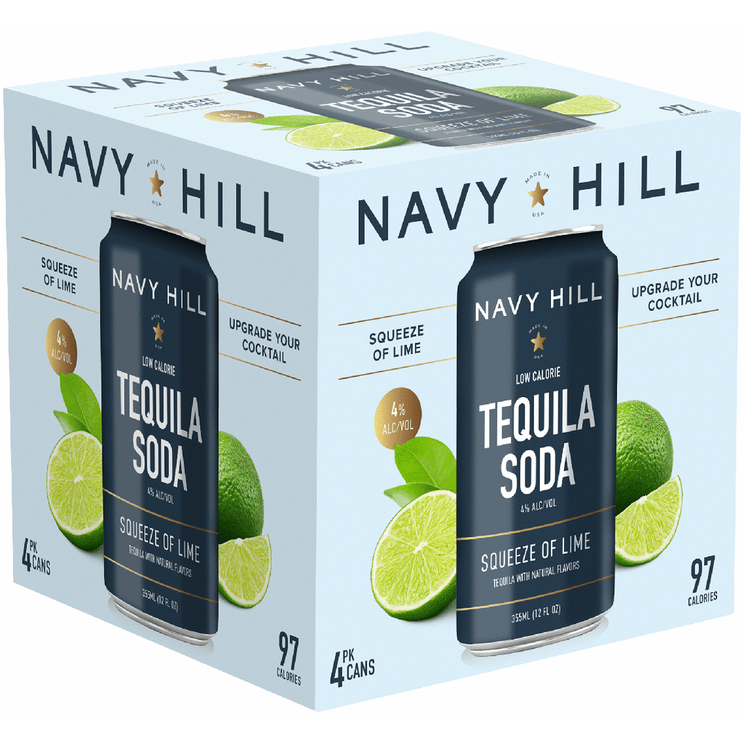 Navy Hill Squeeze of Lime Tequila Soda