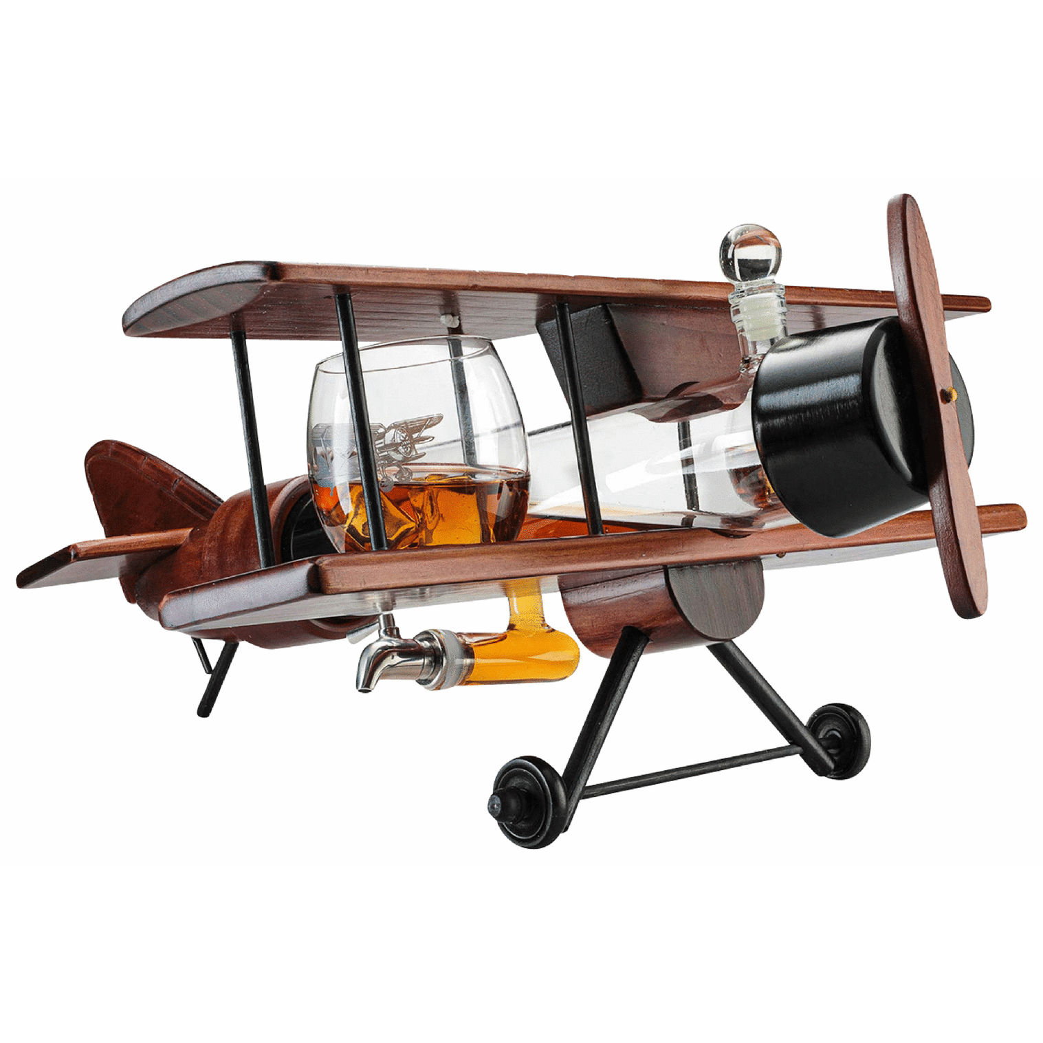 Collector's Edition Bi Plane Bourbon Gift Set