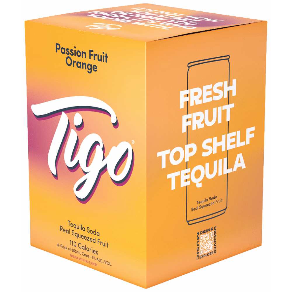Tigo Passion Fruit Orange Tequila Soda