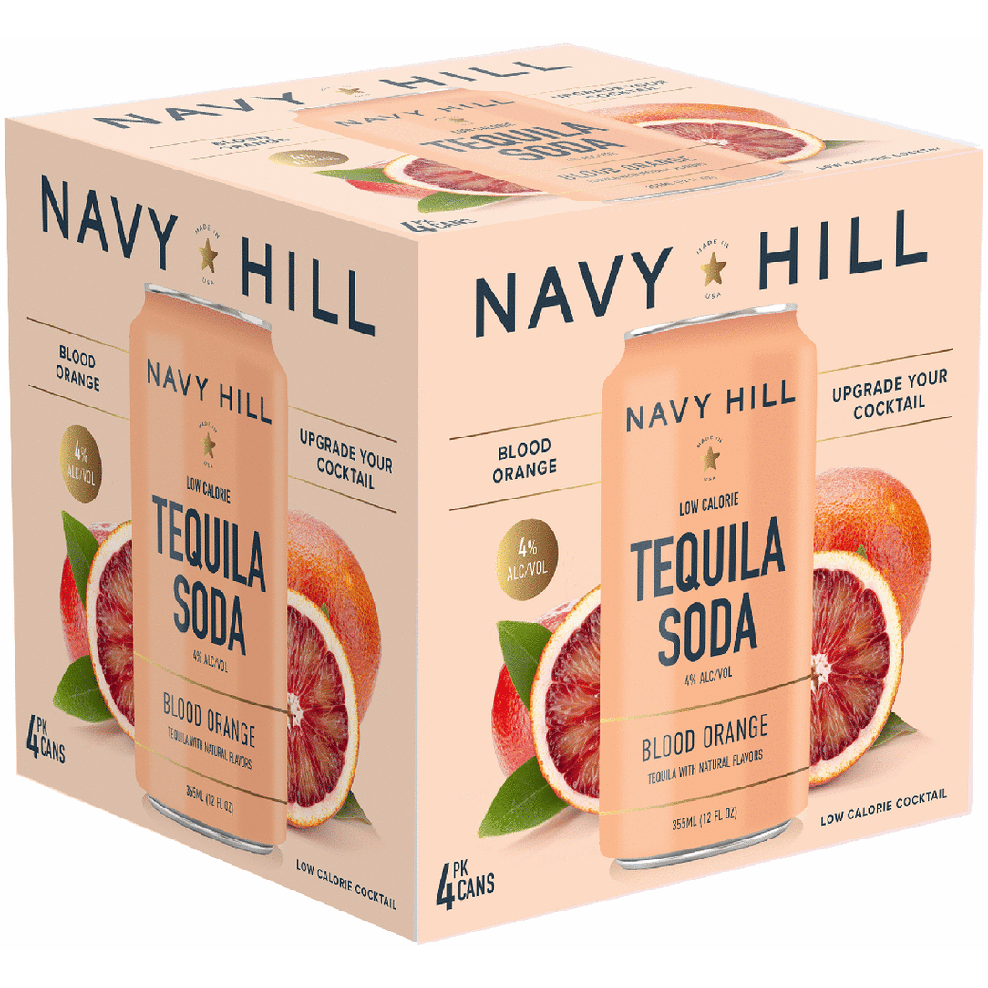 Navy Hill Blood Orange Tequila Soda