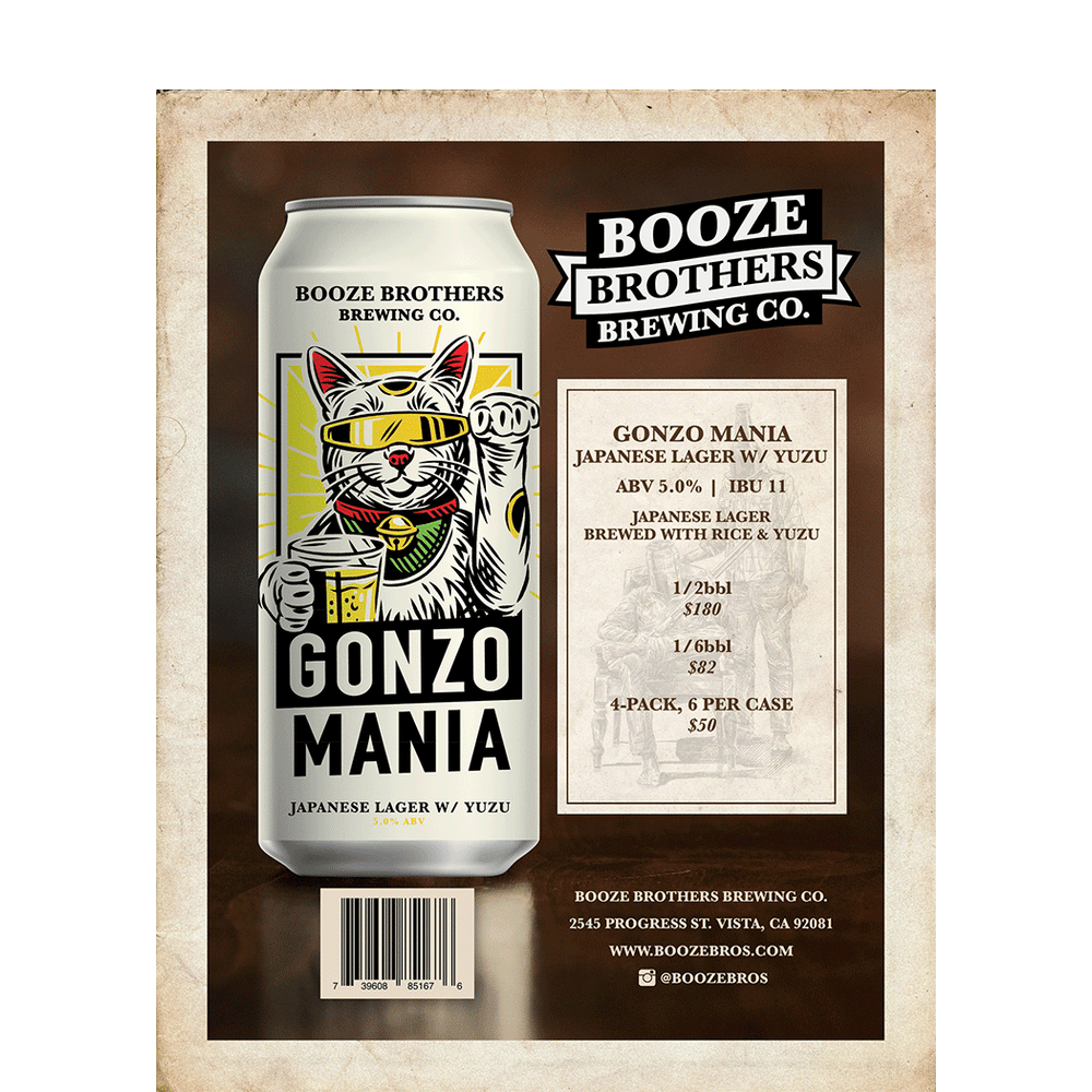 Booze Bros Gonzo Mania