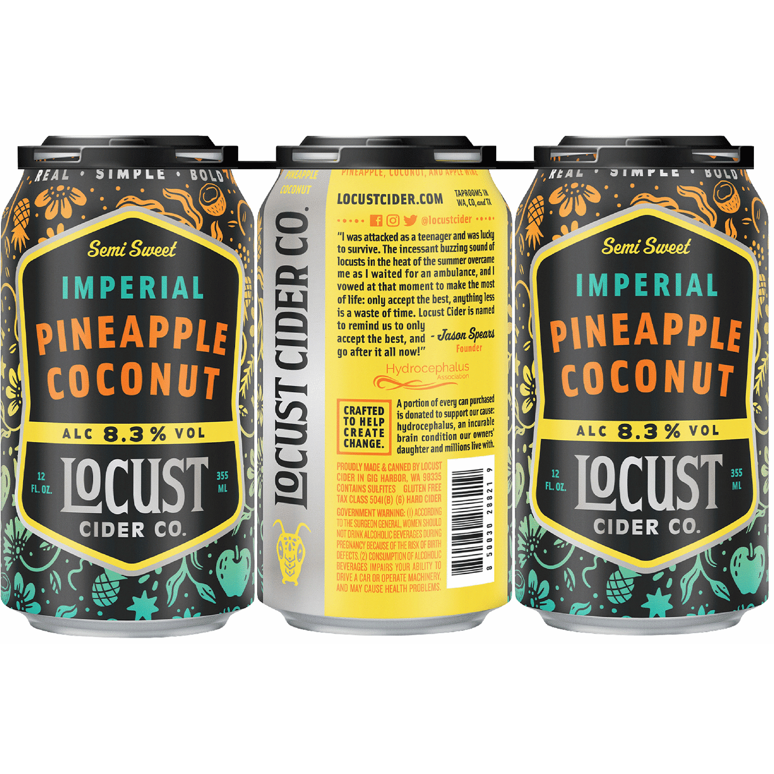 Locust Cider Imperial Pineapple Coconut