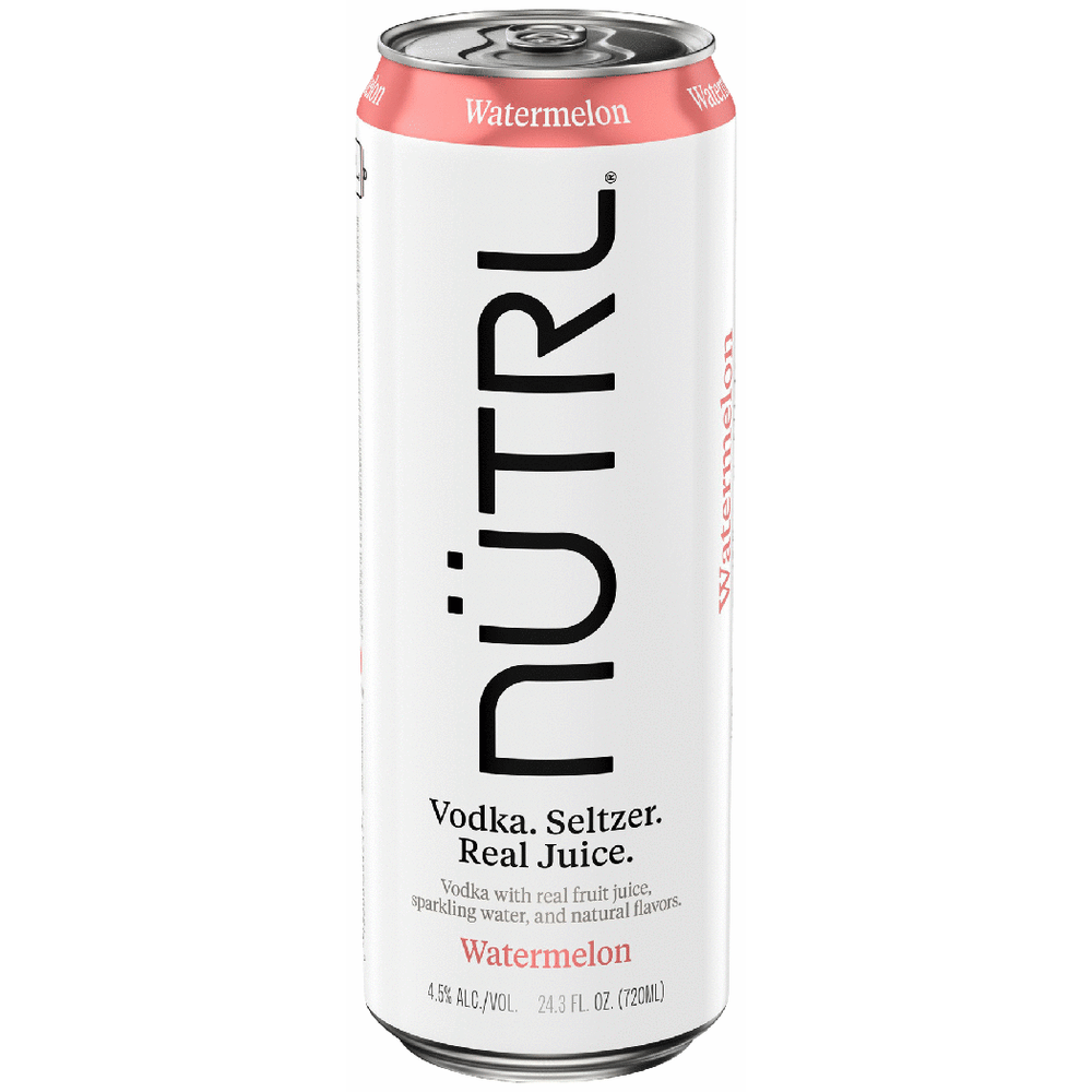 NUTRL Watermelon Vodka Hard Seltzer