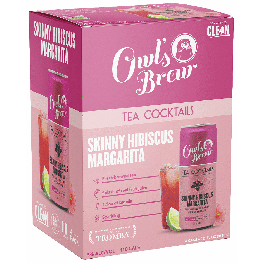 Owl's Brew Skinny Hibiscus Margarita