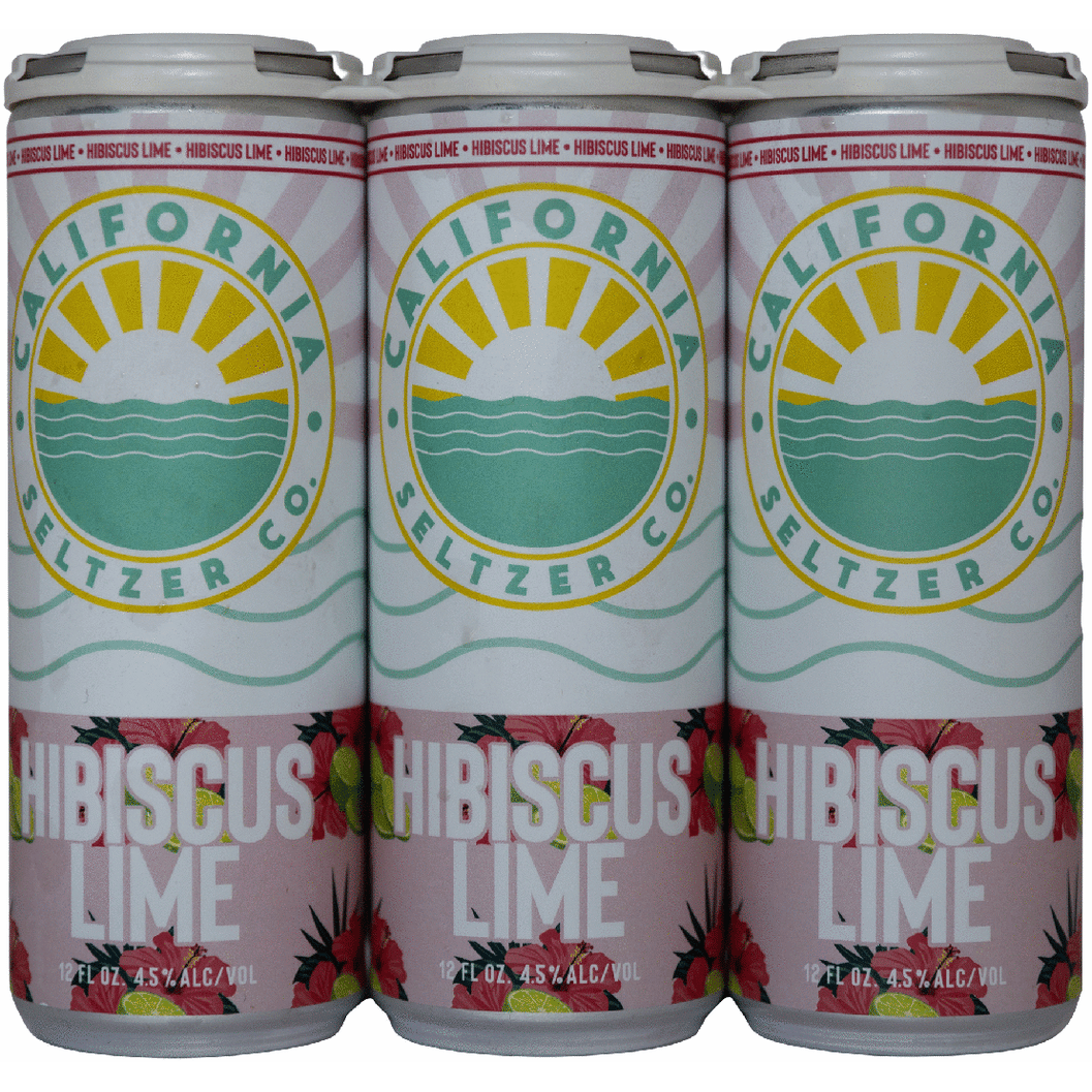 California Seltzer Hibiscus Lime