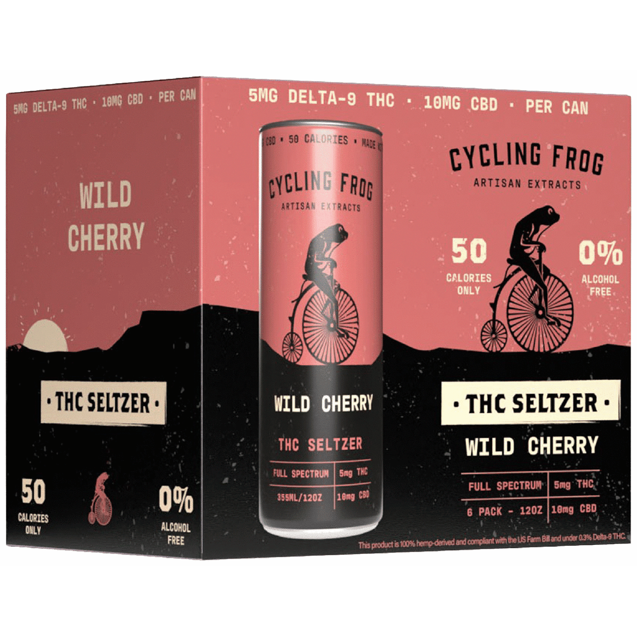 Cycling Frog Wild Cherry THC Seltzer