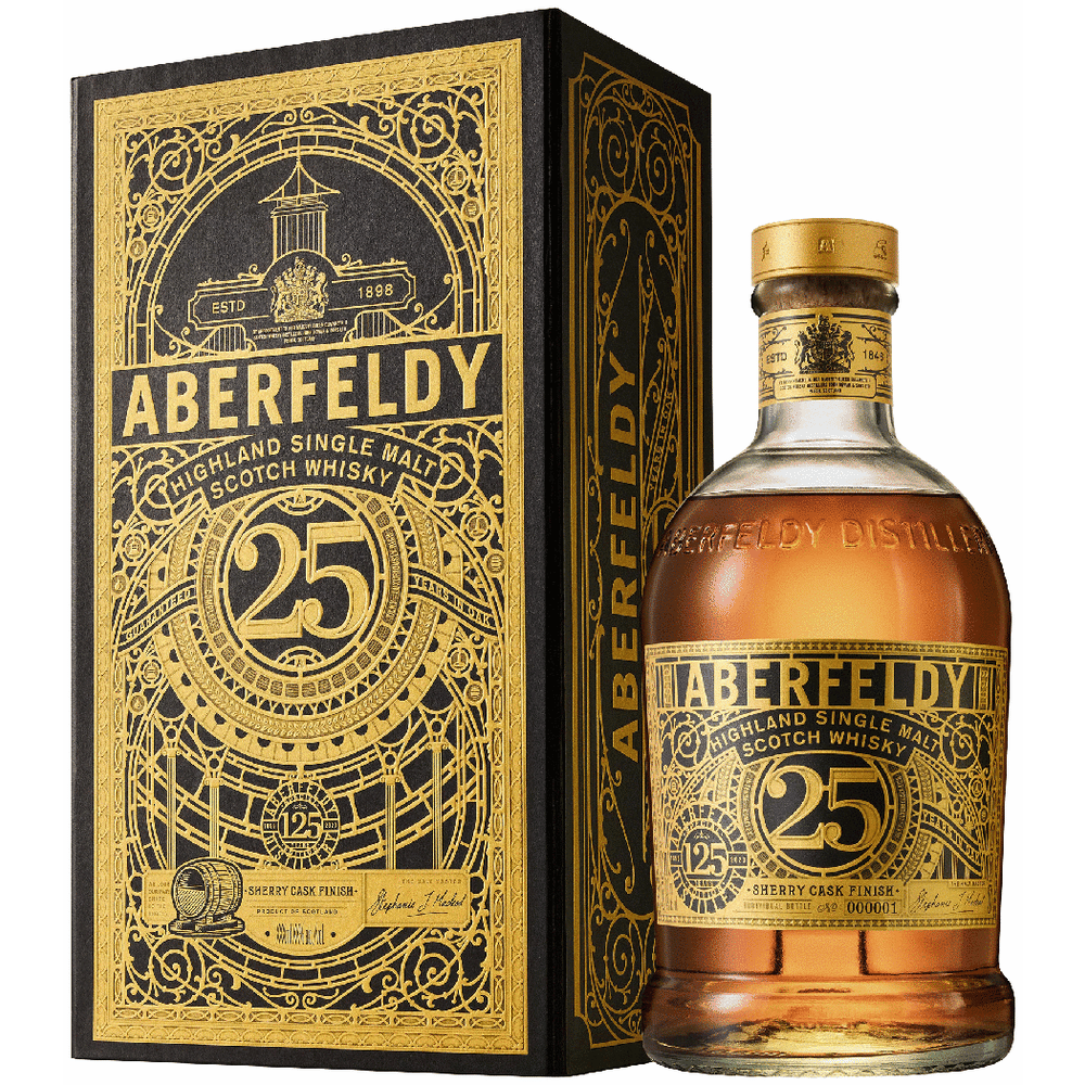 Aberfeldy 25 Year 125th Anniversary Limited Edition Single Malt