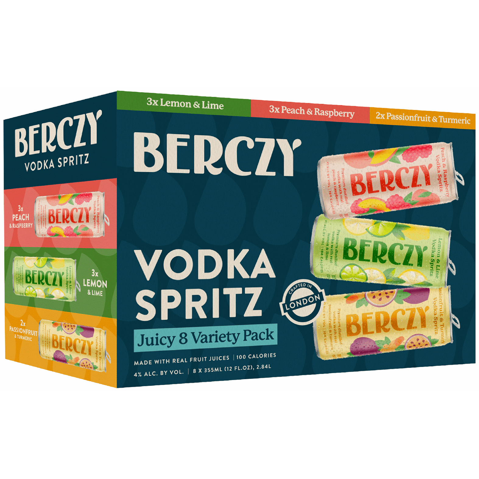 Berczy Vodka Spritz - Juicy 8 Variety