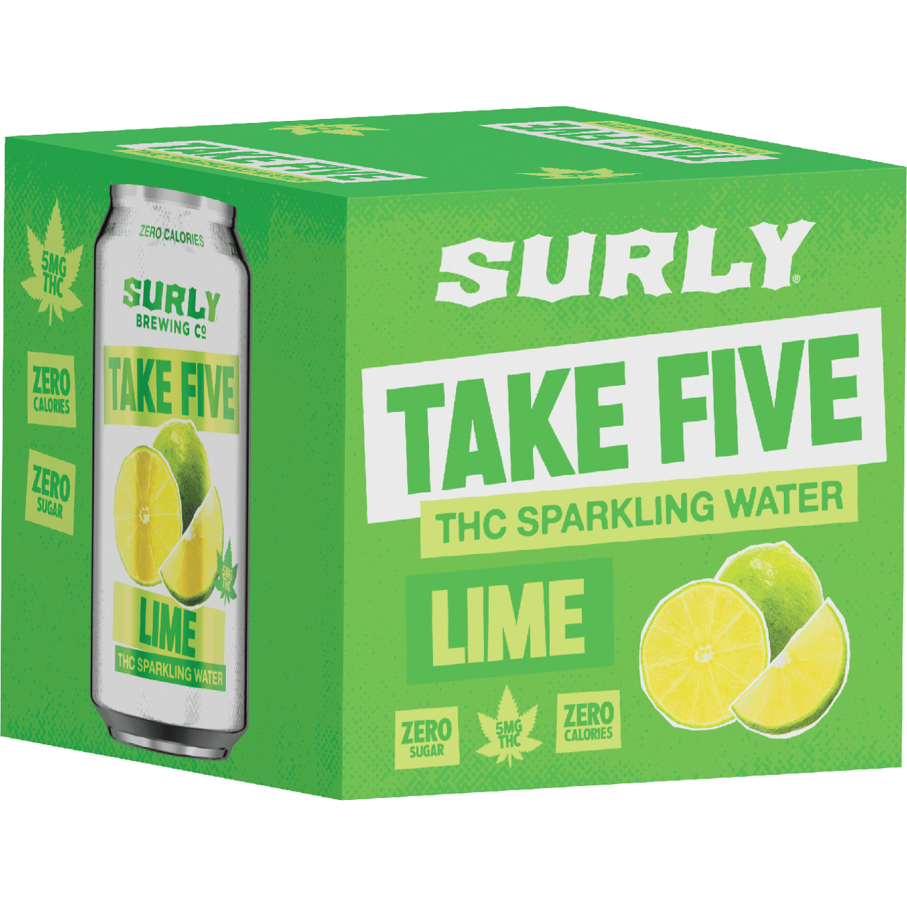 Surly Take Five THC 5mg Tonic Lime