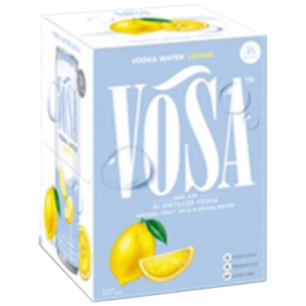 Vosa Vodka Lemon Water