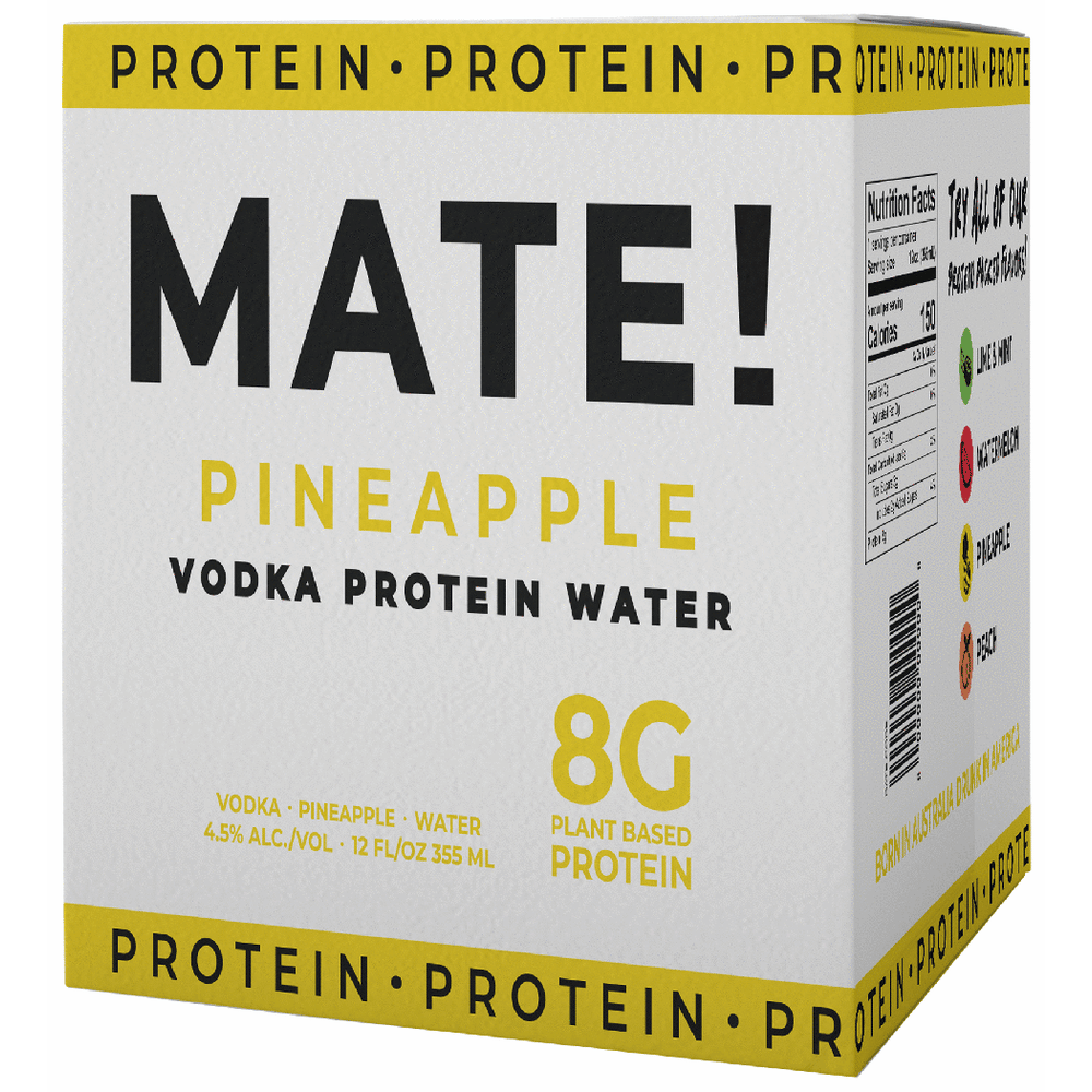 MATE! Pineapple Vodka Protein Water