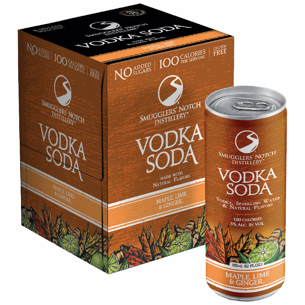 Smugglers Notch Maple Lime & Ginger Vodka Soda