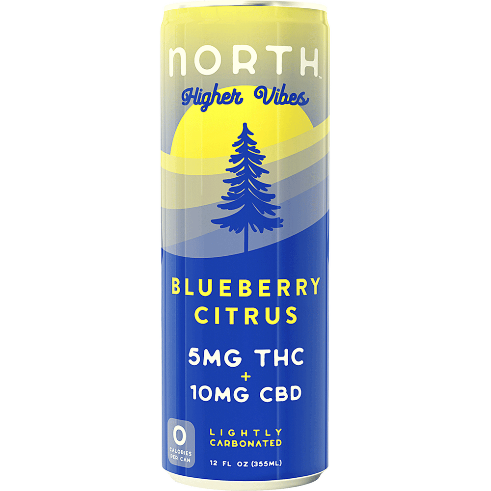 North Higher Vibes THC 5mg Blueberry Citrus