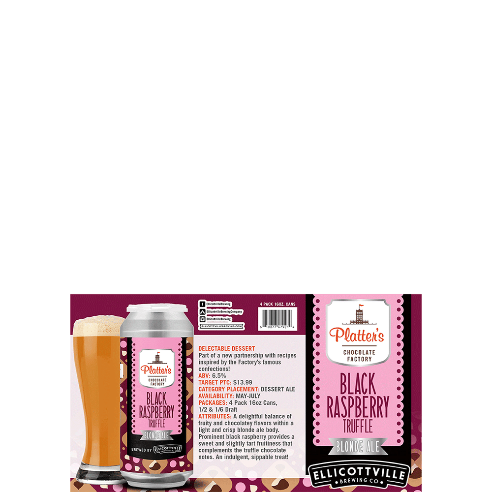 Ellicottville Black Raspberry Truffle Blonde Ale