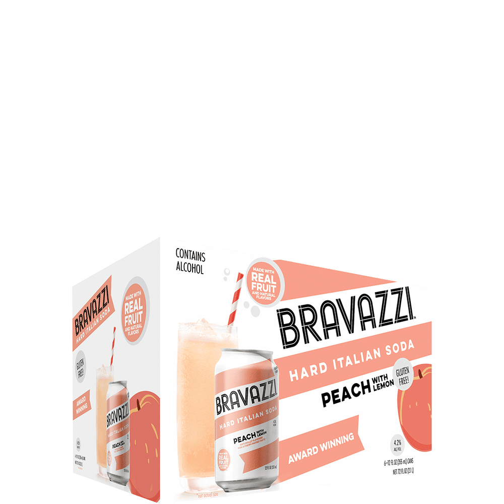Bravazzi Hard Italian Soda Peach