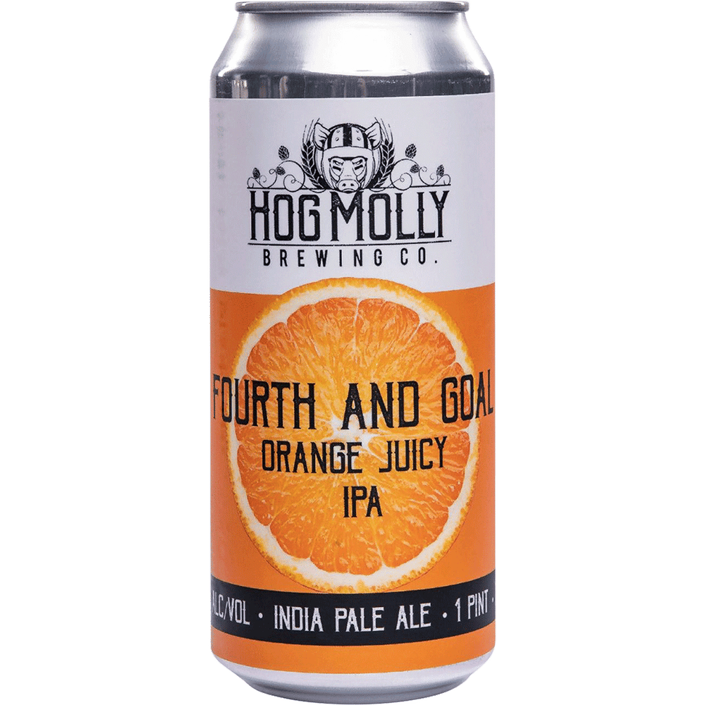 Hog Molly Fourth and Goal Orange Juicy IPA