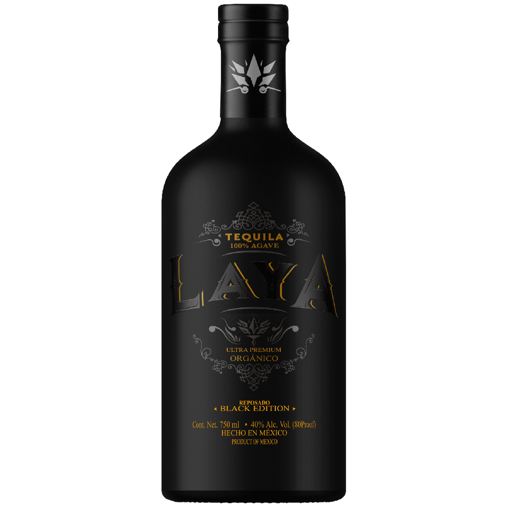 Laya Reposado Black Edition Organic Tequila
