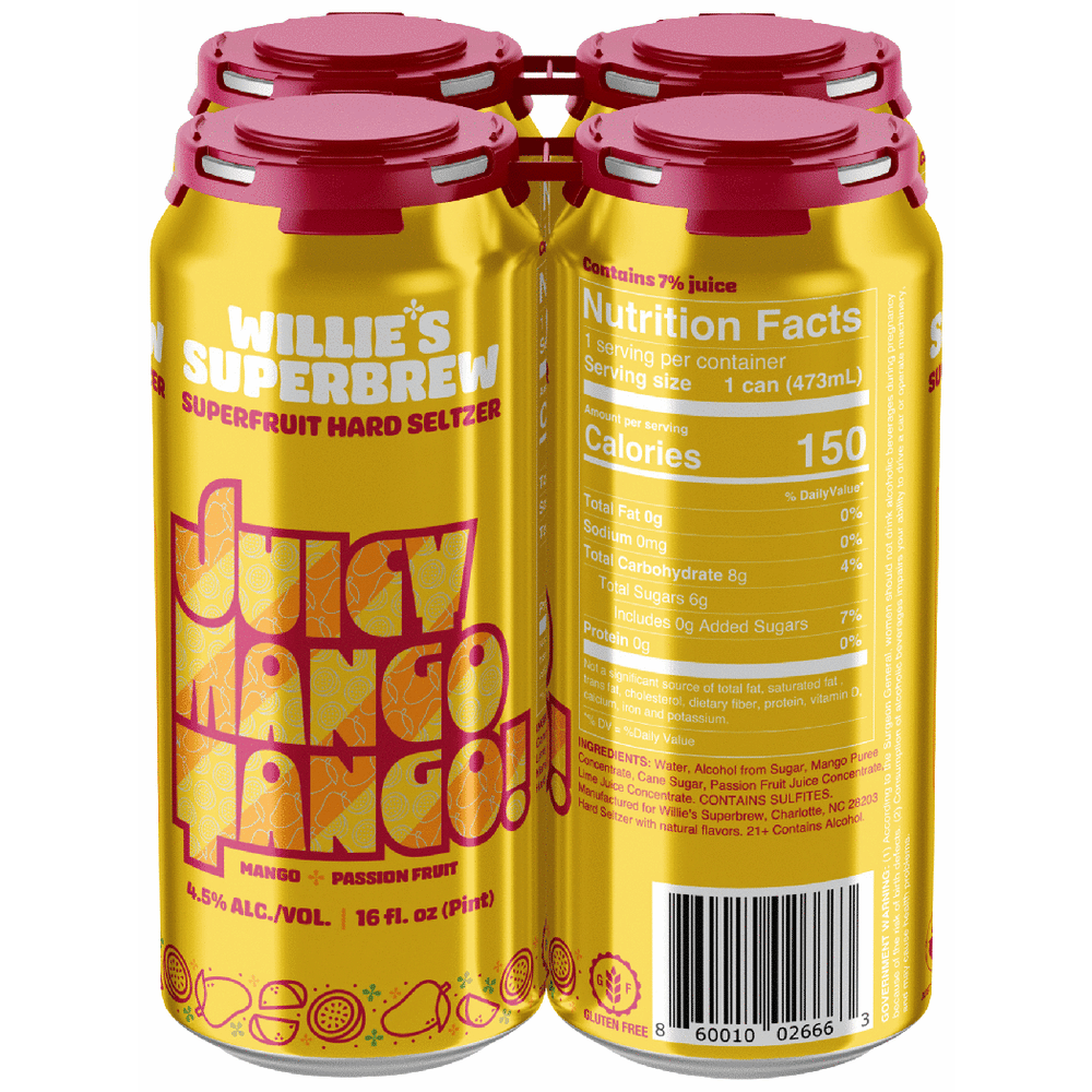 Willie's Superbrew Juicy Tango Mango