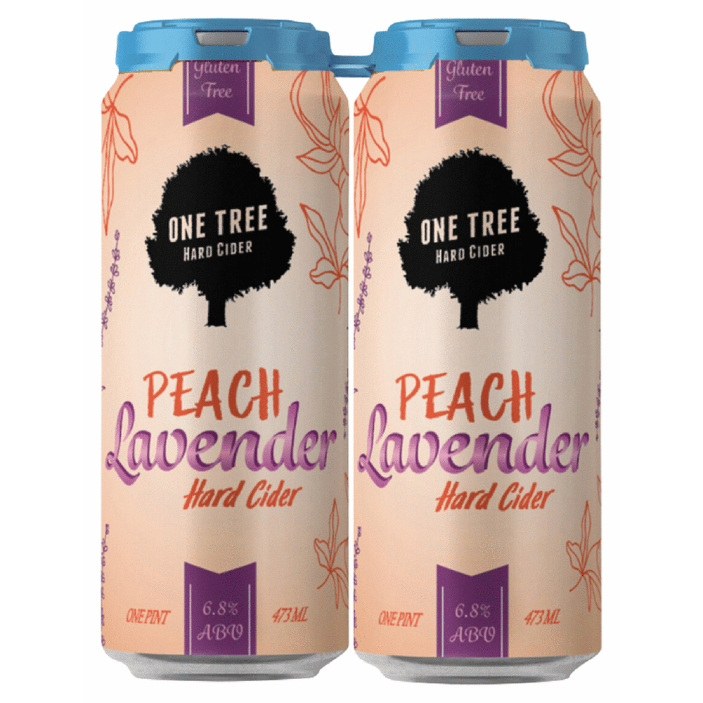 One Tree Peach Lavender Hard Cider