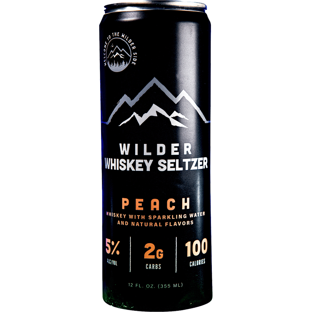 Wilder Whiskey Peach Seltzer
