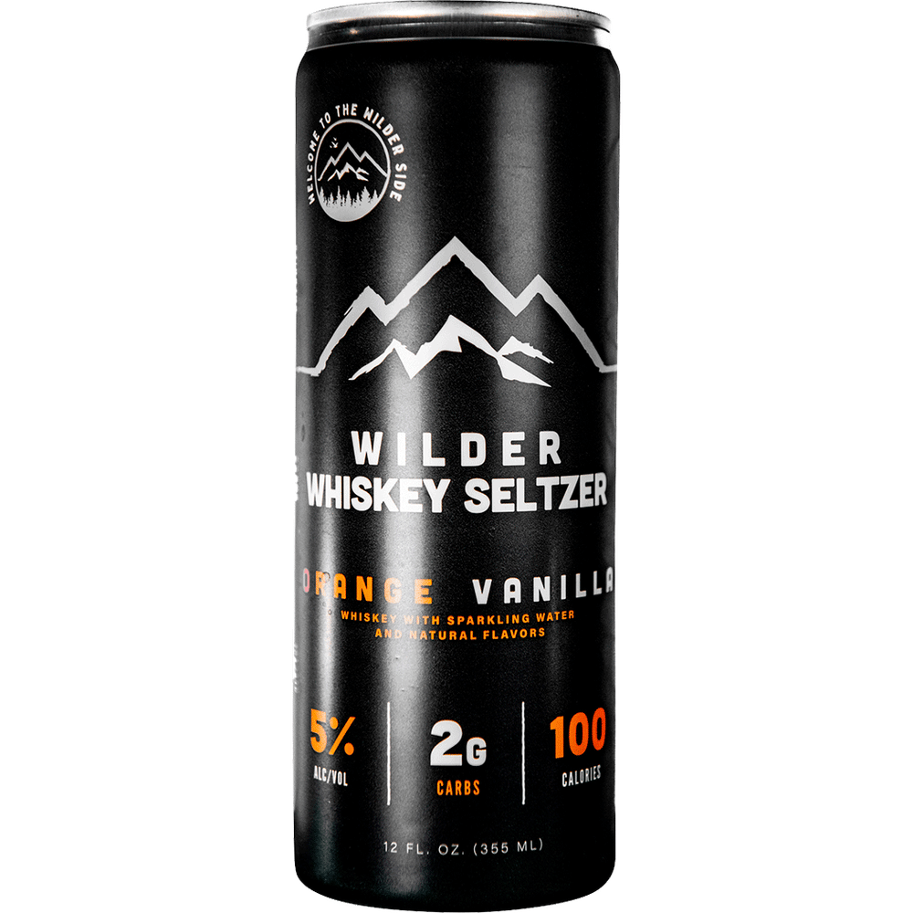 Wilder Whiskey Orange Vanilla Seltzer
