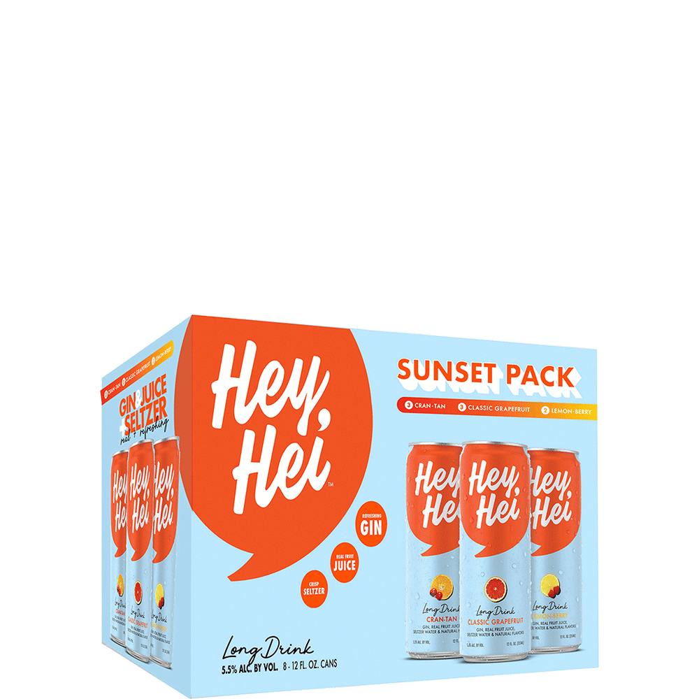 Hey Hei Sunset Hard Seltzer Variety