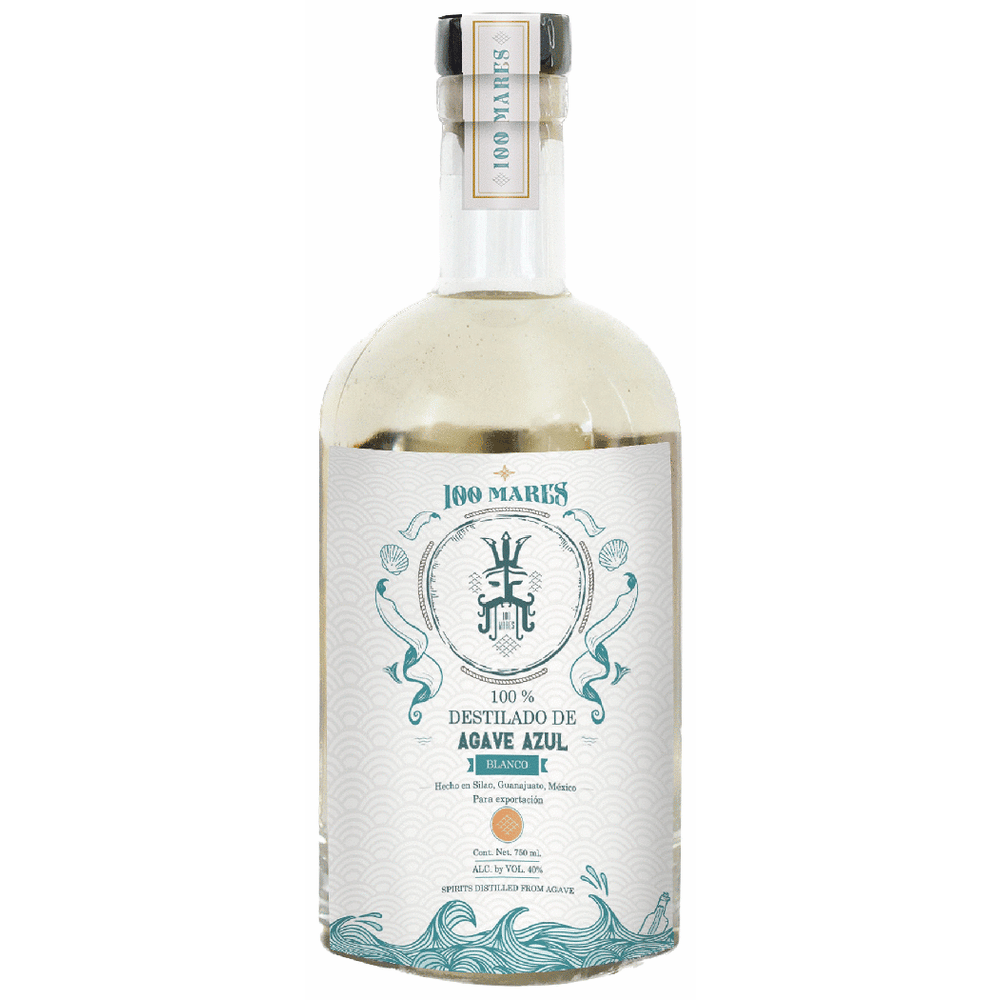 100 Mares Azul Blanco