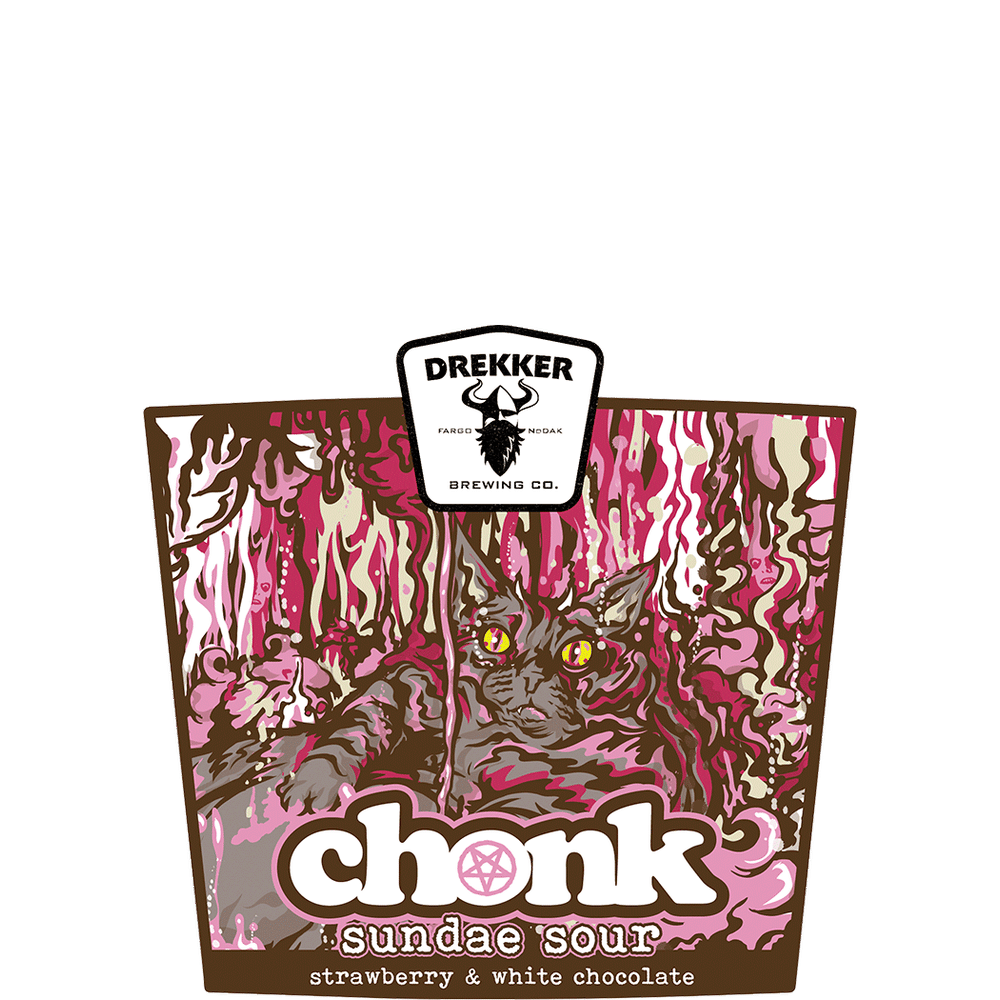 Drekker Chonk Strawberry White Chocolate