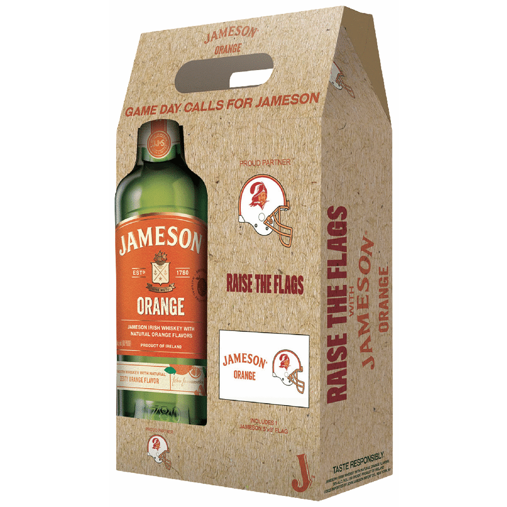 Jameson Orange Raise the Flags Buccaneers Gift Set with Flag
